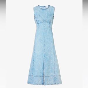 NWOT Tanya Taylor Marion Denim dress size 8